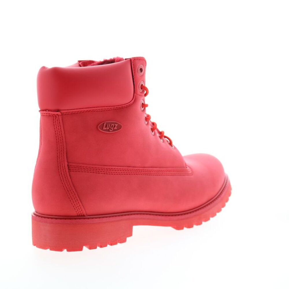 Lugz Mens Convoy Fleece Red Boots (NWT) - Picture 7 of 7